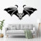 NSRJDSYT Fledermaus Wandtattoo Vampir Fledermaus Wandaufkleber Vinyl Aufkleber für Home Interior Design Kunst Wandbilder Schlafzimmer Dekoration Zubehör 124x57cm