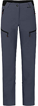 Bergson PORI | Damen Wanderhose - Robust & elastisch Damen Wanderhose mit Rollup-Funktion, Normal-/Kurz-/Langgrößen, Supra Stretch 4-Wege-Stretch, reißfestes Ripstop-Gewebe, wasserabweisend, weicher