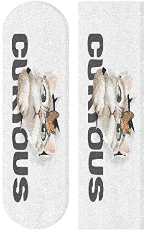 GuoChe Süße Katze Schmetterling 44 x 10 Skateboard Griptape Longboards Griptape Schleifpapier für Rollerboard Die Wahl der Profi-Skater weltweit