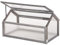 Outsunny Wooden Cold Frame Garden Polycarbonate Greenhouse with Openable Top Cover, Grow House for Flowers, Vegetables, Plants, 90 x 52 x 50cm, Grey