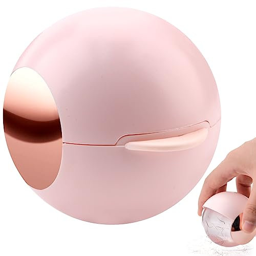 Vibbang Brosse Adhesiveen en Gel Lavable, Portable Brosse Anti Poils Animaux Chat & Chien, Réutilisable Brosse Adhesive Poils Animaux, Rouleau pour Poils de Animaux (Rose)
