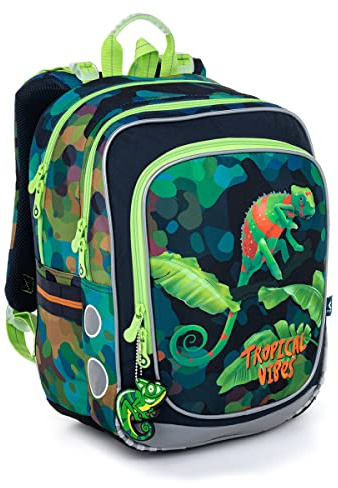 TOPGAL Schulrucksack für Jungen ab - 1. Klasse - ENDY 22055 (Chamäleon)