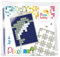 PIXEL Kreativ-Set Schlüsselanhänger 4 x 3 cm – Delfin