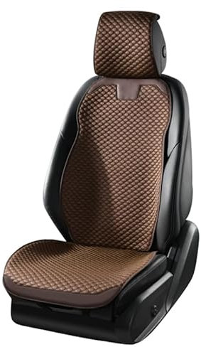 LOLUZ Auto Sitzbezüge für V-W T5 T6 multivan 5 Sitze, Atmungsaktiv Cool Sitzpolster aus Eisseide Sommer Halbpack Sitzbezügesets Auto Sitzkissen,E