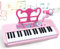 Love&Mini Kids Piano Keyboard - 37 Keys Hottest Toy with Microphone and Two Speakers, Pink Educational Musical Instrument,Christmas Birthday Gifts for Kids 3 4 5 6 Year Old Boys and Girls