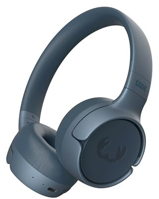 Fresh 'n Rebel Code Fuse, Bluetooth-Kopfhörer on-Ear, kabellos, 30 Stunden Spielzeit, mit Mikrofon und Sprachassistent, Lautstärkeregler und Wiedergabe/Pause-Tasten, faltbar (Dive Blue)
