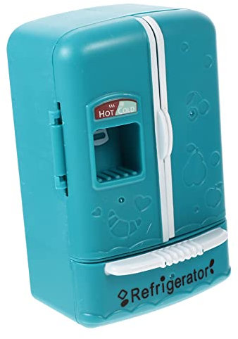 VALICLUD Modelo De Refrigerador Casa De Muñecas Nevera Hielera Muebles De Casa De Muñecas De Juguete Adornos para El Hogar Neveras Pequeñas Mini Electrodomésticos De Cocina Niño Abdominales