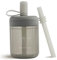 Moonkie Toddler Sippy & Straw Cup - BPA-Free, Non-Spill, 6+ Months, Dishwasher Safe - 5 oz (Lunar Grey)