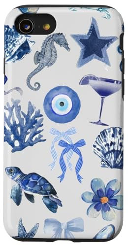 iPhone SE (2020) / 7 / 8 European Summer Evil Eyes And Bow Case