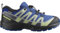SALOMON XA Pro V8 Waterproof, Zapatillas para Unisex niños, Nautical Blue Black Sharp Green, 33 EU