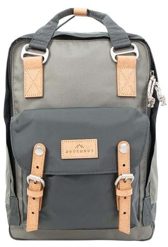 Doughnut Macaroon Euro 16 - Rucksack 38 cm grey x dark grey