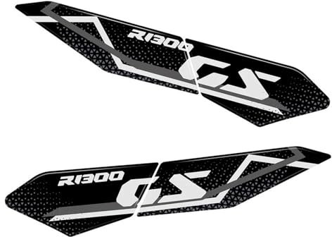 DTASMBD Adesivo di Protezione per Serbatoio Carburante Laterale per Motocicletta per BMW R1300GS R 1300 GS R1300 GS 2023-2024 Adesivo Serbatoio(Bianco)