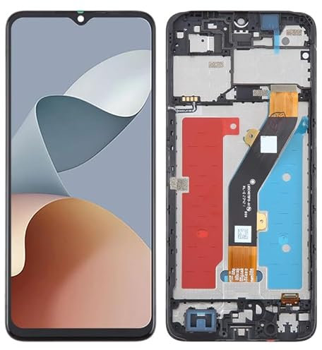 Schermo LCD per ZTE Blade A34 LCD Touch Screen Digitizer Assemblaggio completo con Telaio Telefono Display Riparazione Parte di Ricambio