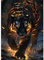 Jawecci Tiger Diamond Painting Erwachsene, 5D Diamant Painting Tiere Bilder Erwachsene Anfänger, DIY Runde Steine Diamant Kunst Set Diamant Malerei Kinder für Home Dekor 30x40cm