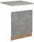 Vicco Frontal para lavavajillas R-Line, Hormigón, 60 cm, ET Mármol