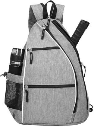 Qussedser -Tasche, Wendbare Umhängetasche/Rucksack für Damen und Herren für Outdoor-Sportarten, 1-Teilige Graue -Tasche