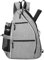 Qussedser -Tasche, Wendbare Umhängetasche/Rucksack für Damen und Herren für Outdoor-Sportarten, 1-Teilige Graue -Tasche