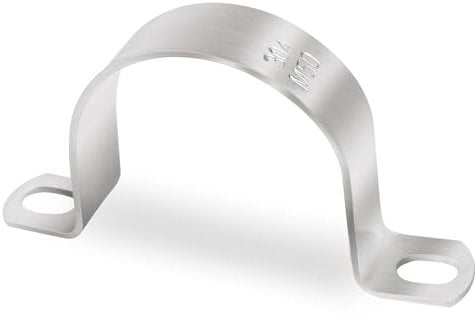 6 Pezzi Morsetti per Tubi,Jyeelen Ø 80 mm Collari Per Tubi acciaio inox 304 U Fascetta Stringitubo per fissare condutture, cavi, gasdotti e tubi di drenaggio
