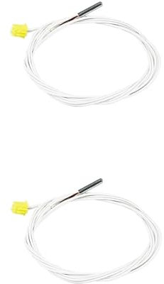 2 STÜCKE for FLSUN V400 Delta 3D-Drucker Thermistor Temperatursensor Drahtteile Weiße Linie for Aluminiumblock-Extruder unverwechselbar