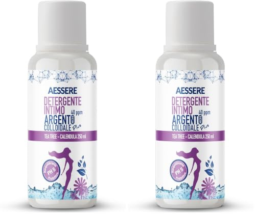 Detergente Intimo con Argento Colloidale Plus 40 ppm 250 ml., 21 (Confezione da 2)