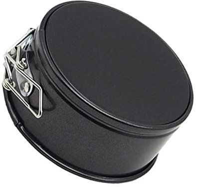 PartyKindom Carbon Steel 10-inch Cake Pan Latch Non-Stick Baking Mold for DIY Baking for Household Use and Parties