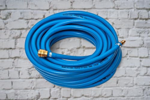 Quarzflex Druckluftschlauch Super Soft Set, 20 Bar mit Kupplungen Super flexibel (13 mm Innen / 15 Meter)