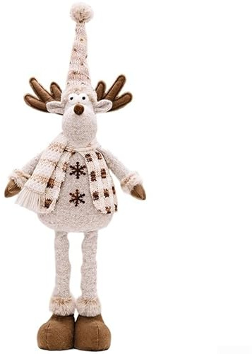 Teleskop-Puppe, einziehbar, Dekoration für Feiertage, Fensterdekoration, Weihnachtsdekoration für langlebige Weihnachtsdekoration (Elch)