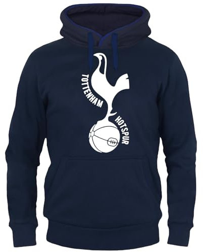 Tottenham Hotspur - Herren Fleece-Kapuzenpullover mit Grafik-Print - Offizielles Merchandise - Geschenk für Fußballfans - L