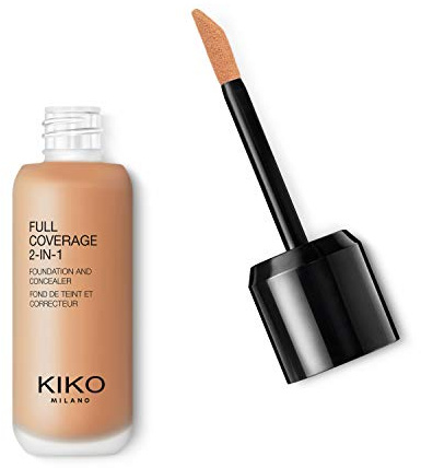 KIKO Milano Full Coverage 2-In-1 Foundation & Concealer 11 - N 60 | 2-In-1-Foundation Mit Concealer, Hohe Deckkraft