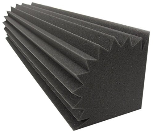 Bass Trap Absorber (4 Stk. Ca.100x20x20cm) Lamellen (Pyramiden) Profil