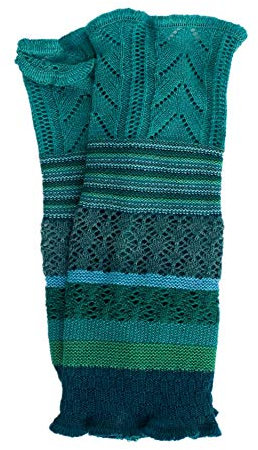 Invero, Merino Armstulpen Ruby Mehrfarbig, 100% Wolle (Pfefferminz)