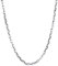 Kuzzoi Exklusive Herren Halskette mit Rundanker Glieder (5 mm) oxidiert für Anhänger, Massive Glieder Kette für Mann oder Freund, Herrenkette 925 Sterling Silber geschwärzt, Länge 50