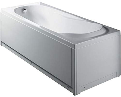 Bañera rectangular S/hidromasaje con paneles mod. Milo 160 x 70 cm