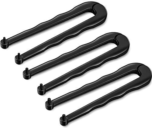 3 Pieces Steel Adjustable Face Spanner Wrench Pin Pliers Install/Removal Tool for Backing Pads on Angle Grinder for Cutting Pipes, Hoses, Cables, Wire and Round Nuts with Drilled Holes (3, 4, 5 mm)