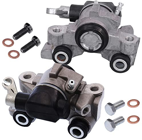 ATEC Germany 2x Bremssattel hinten links und rechts mit integrierter Feststellbremse Bremszange mit 1 Kolben, Kompatibel mit CITROËN SAXO (S0, S1), ZX (N2), PEUGEOT 106 II (1A_, 1C_), 205 I (741A/C) (