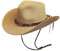 GEMVIE Men and Women Summer Cowboy Hat Crushable Western Straw Cowgirl Hat with Windproof Rope Straw Sun Hats