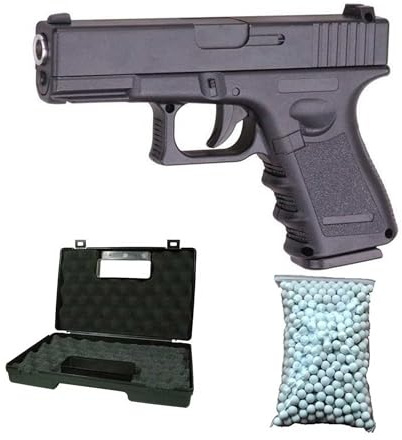 Saigo Defense Pack Airsoft Pistolet modèle Galaxy G.15 à Ressort/Entièrement en métal/Puissance 0.5 Joule/livré avec Accessoires
