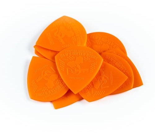 Dan's Guitar Store – Precision Pick - 0,70 mm Präzisionsplektrum – 10er-Pack Maximale Haftung, Konisch, Präzise, Mmittel bis Dünn, Gut Sichtbare, Präzisionsplektrum Für Profis…