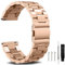 Nixiamy Bracelets de Montre en Métal Acier inoxydable 16mm 18mm 20mm 22mm 24mm Libération Rapide Bracelet métallique en Bracelet de Remplacement de Montre Intelligent pour Femme Homme