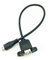 Asukohu Câble adaptateur micro USB mâle vers USB 2.0 type B femelle 30 cm/50 cm avec trou de vis pour montage sur panneau, câble d'alimentation USB