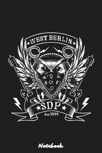 SDP - STONEDEAFPRODUCTION Notebook: 120 Pages 6x9 Ruled Notebook, Journal, Daily Diary, Organizer, Planner