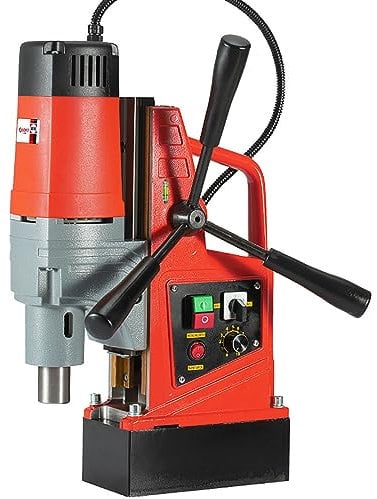 Mag Drill Press, 1350W Boring Diameter 16mm/0.6inch, 11500N Power Magnetic Drill, 600r/min Forward and Reverse Tapping