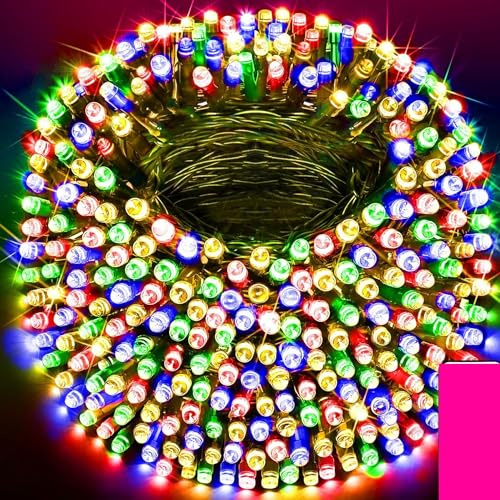Sandal Stars 1000 Super Bright Christmas LED Lights, White & Warm White (Multi)