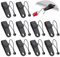 Kit de Pinzas para Toldos y Lonas - 20 Piezas de Clips Multifuncionales para Camping, Barcos y Eventos al Aire Libre - Negro Resistentes y Fáciles de Usar