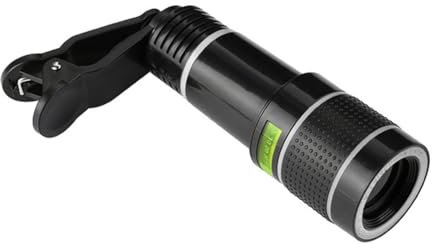 Booso 20x Teleobiettivo per Telefono Cellulare HD Obiettivo per Fotocamera Esterna Zoom Focus Obiettivo per Telefono Cellulare per Visione in Viaggio