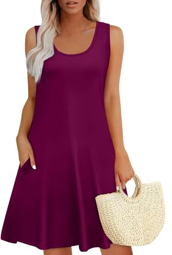 DHYUEN Pailletten Kleid Damen Slim Fit Blumendruck Shirtkleid Kleider Damen Langarm Knopfverschluss Rundhals Hemdkleid Damen Midi Kleid Ärmellos Party Kleider Minikleid Damen Sexy(1-Purple,S)
