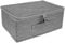 Fyeme 2 Stück Abschließbare Box 38×25.5×16cm Abschließbare Kiste Verschließbare Box Faltbar Große Kapazität Atmungsaktiv Geruchslos Box mit Schloss für Kleidung Arzneimittel Toys Wertsachen (2)