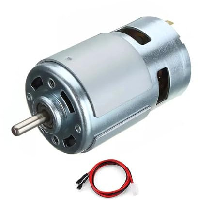 Spindelmotor, CNC High Power 775 Spindelmotor 3018 Pro 20000 RPM Motor for Holz Fräsen Schneiden CNC Holzbearbeitung Werkzeuge,Kleines Volumen und hohe Geschwindigkeit(Only 775 Motor)