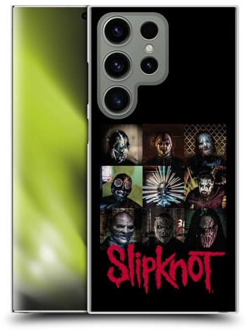 Head Case Designs Offizielle Slipknot Blöcke Kunst Harte Rueckseiten Handyhülle Hülle Huelle kompatibel mit Samsung Galaxy S24 Ultra 5G