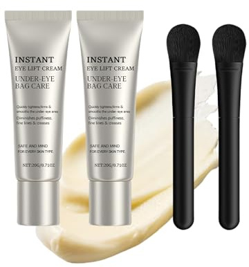 Perfection Eye Tightener, Intensive Pflegewirkung Augencreme mit Pinsel, feuchtigkeitsspendende Augencreme, Mildert Feine Linien, Geschwollene Augenbereiche und angespannte Hautpartien (2)
